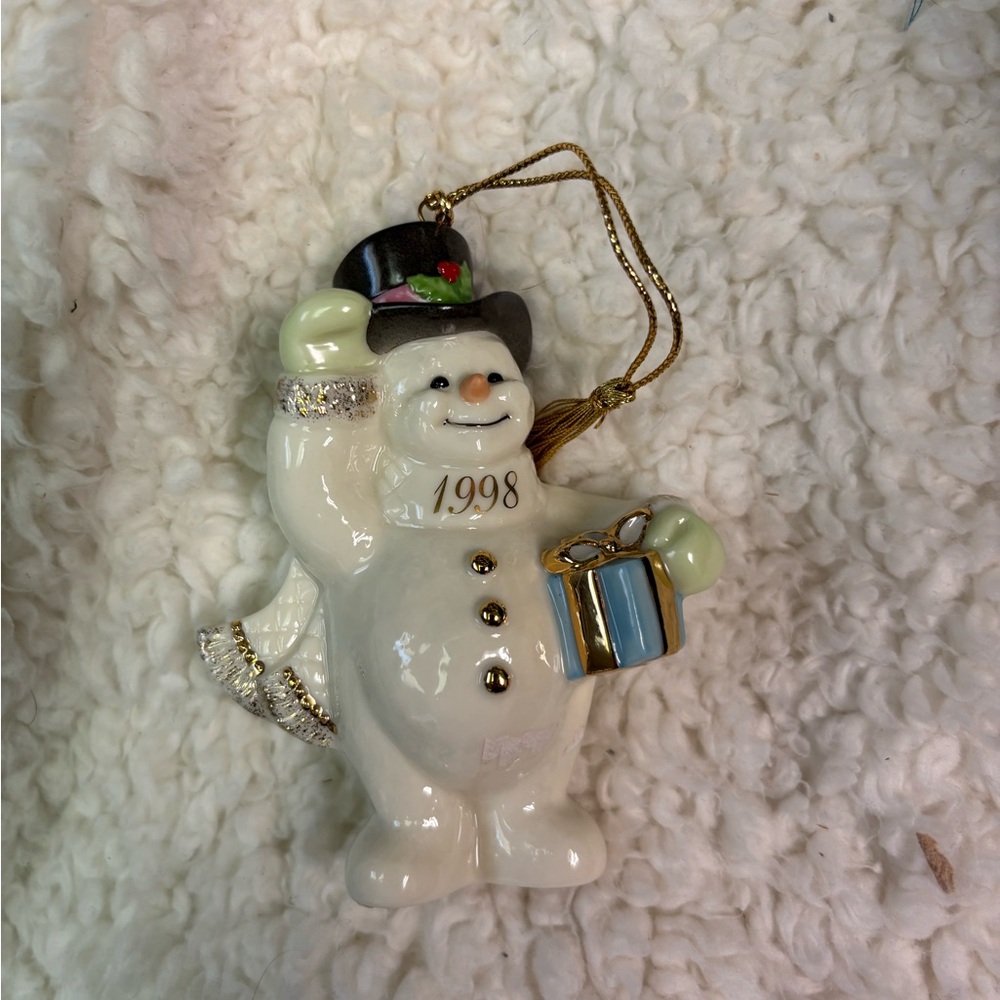 1998 Lenox Snowman ornament